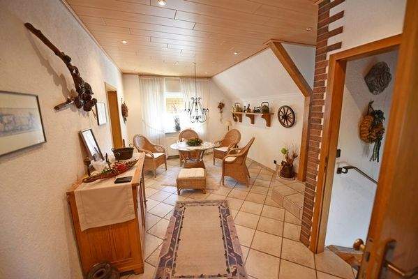 Gemütliche Eingangsdiele im Obergeschoss