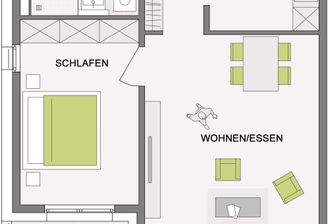 Grundriss Wohnung 2, 7, 14