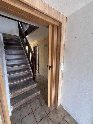 Aufgang zum Dachgeschoss