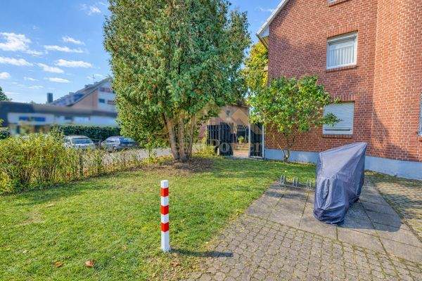 Direkter Zugang zur Terrasse vom Parkplatz