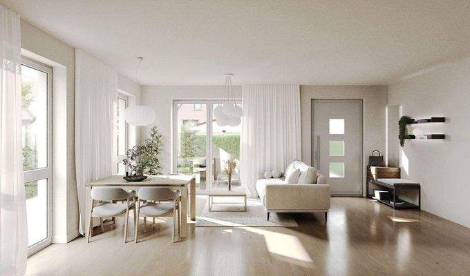 Innenvisualisierung Wohnbereich