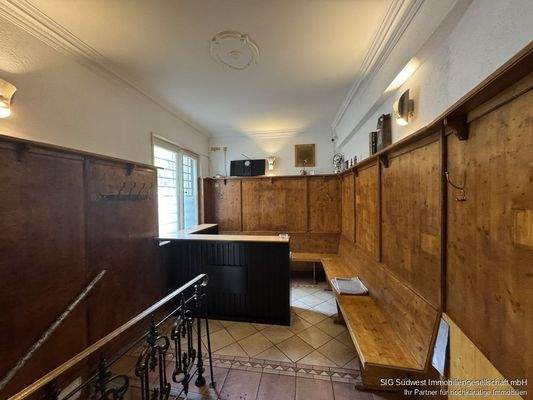 Innensitzbereich Kunden 