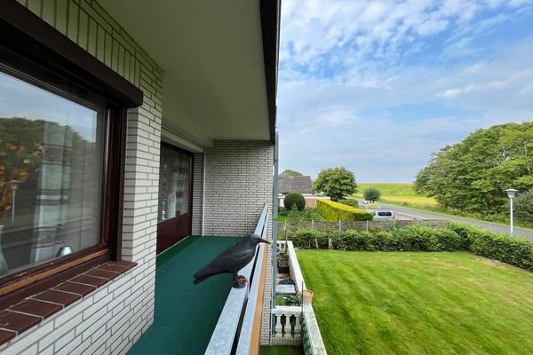 Aussicht vom Balkon