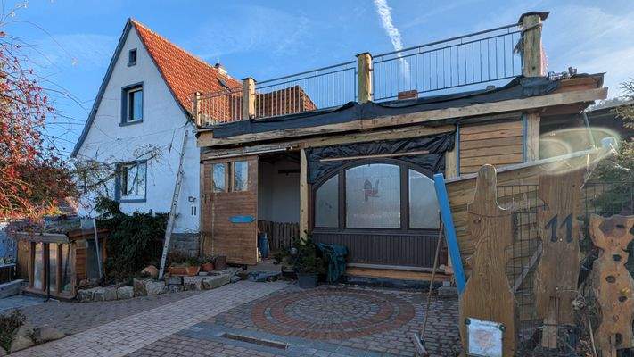 Ansicht nach Terrassenbau