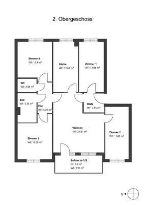 SKP Grundriss, Ingolstädter Straße 207, 80939 Münc