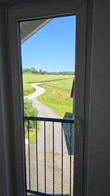 Ausblick Schlafzimmer Kind - Büro