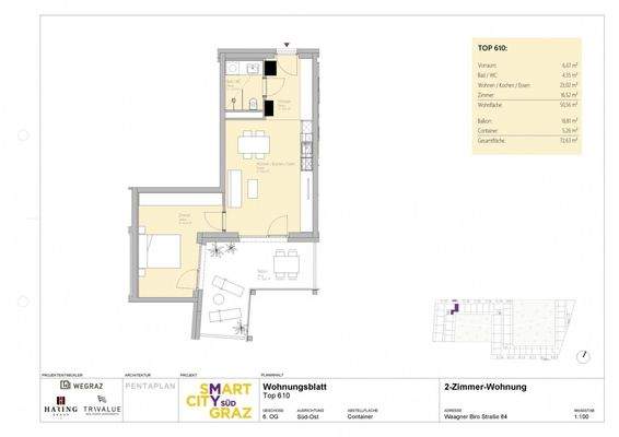 Grundriss: Smart City Süd