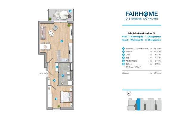 Am Glessener Feld_FAIRHOME_Haus 3_Grundriss_Wohnun