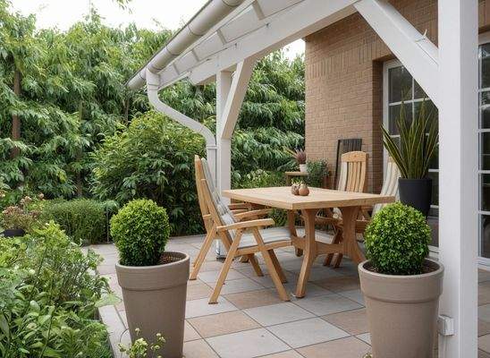 Terrasse "KI-kreiert"