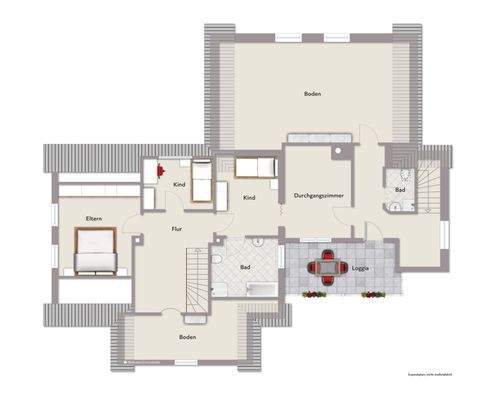 Grundriss Obergeschoss