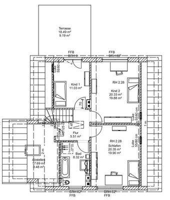 Haupthaus Grundriss DG 
