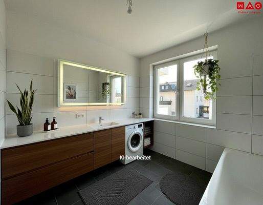 Möblierungsvorschlag Badezimmer KI generiert