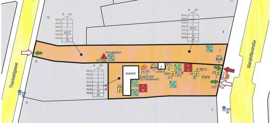 Grundriss Liegenschaft