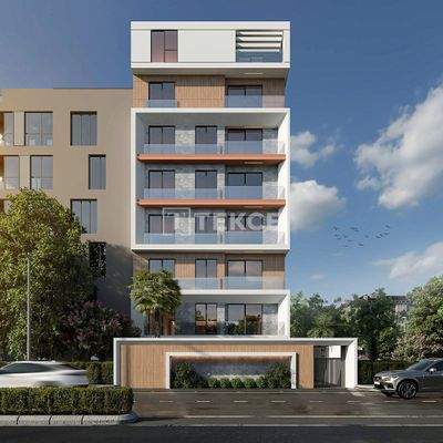 Flats for Sale Only 2 km from the Coast in Muratpaşa