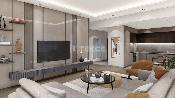 Apartments in a Luxury Project 200 M from the Sea in Antalya Lara