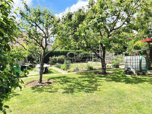 Ein Traum für den Gartenfreund... der große Nutz- und Ziergarten mit Obstbäumen