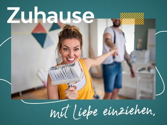 Zuhause mit Liebe einziehen