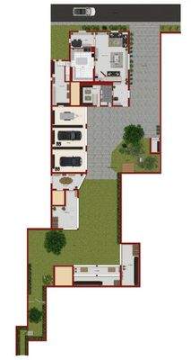 Erdgeschoss mit Außenbereiche