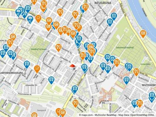 Geolyzer Kartenausschnitt