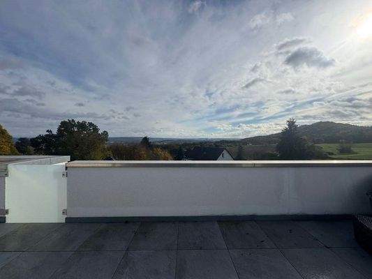Fernblick Dachterrasse