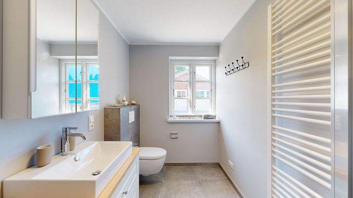 Duschbad im Erdgeschoss