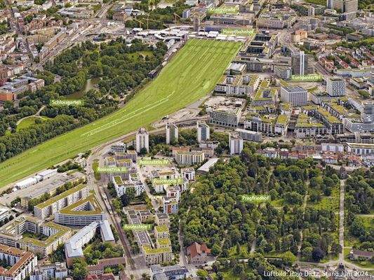 Lageplan aus der Luft