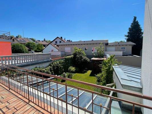Ausblick Balkon