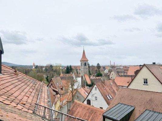 Aussicht aus dem Schlafzimmer
