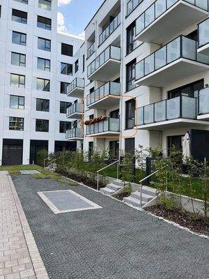 Sicht auf den Balkon