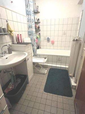 Das Badezimmer im 1. Obergeschoss