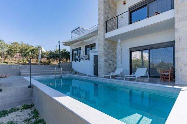Kreta, Kamilari: Luxusresidenz mit Swimmingpool und EOT-Lizenz