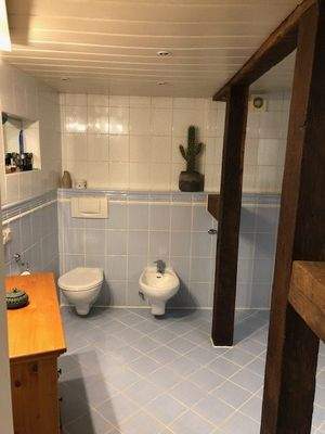 Teilansicht vom Badezimmer 