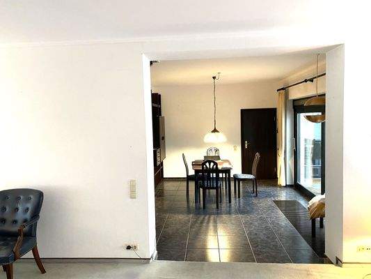 Blick in den Eßbereich
