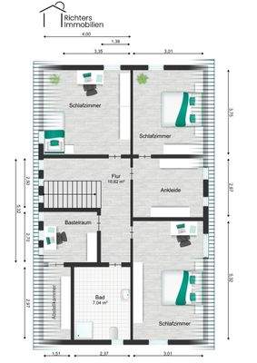 Grundriss - Obergeschoss