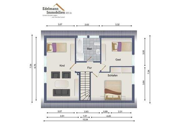 Grundriss Dachgeschoss