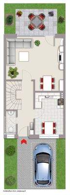 Exposé-Plan Erdgeschoss