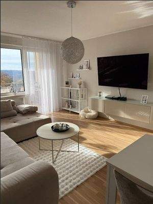 Blick in das Wohnzimmer