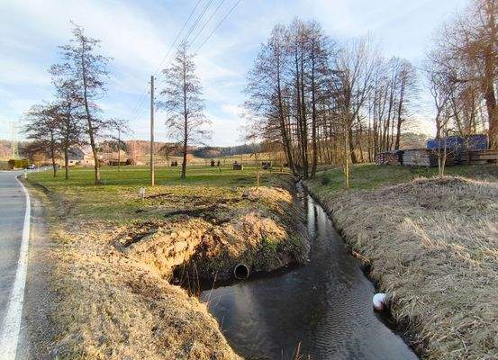 Grundstücksblick von NW nach SO