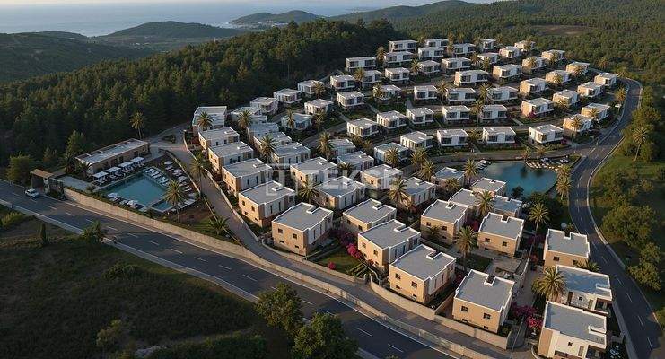 Lake and Nature-View Villas with Shared Pool in Bodrum