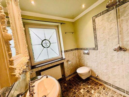 Bad mit Dusche im Loft