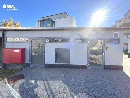 Fahrradabstellräume, Paketraum