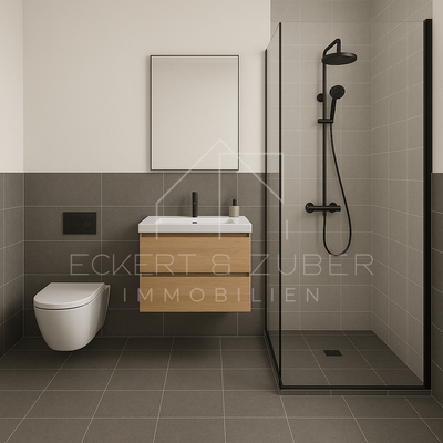 Badezimmer visualisiert