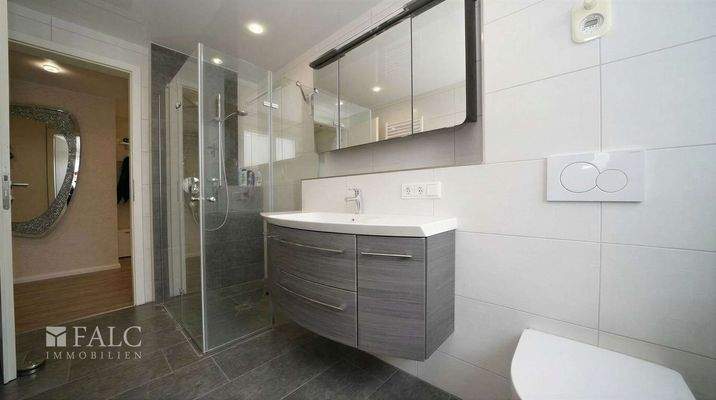 Modernes Tageslicht-Duschbad