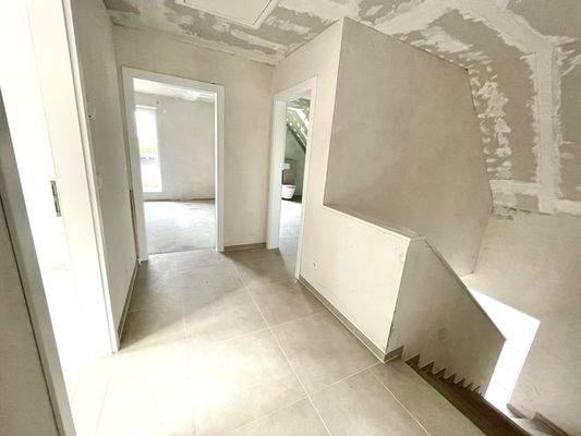 Flur im DG, Baustand 01.2026