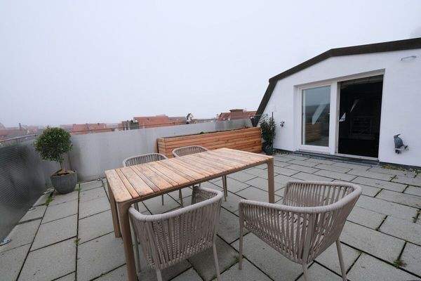 Terrasse mit Münsterblick