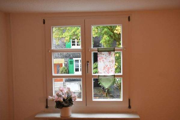 Blick aus dem Wohnzimmer