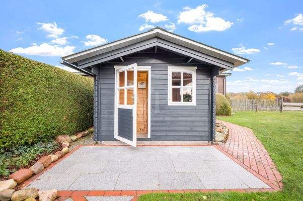 Gartenhaus mit Sauna 