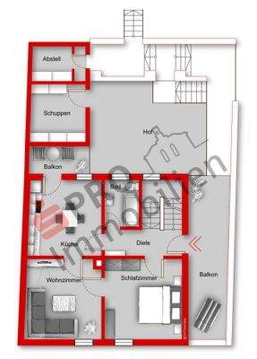 Grundriss Erdgeschoss