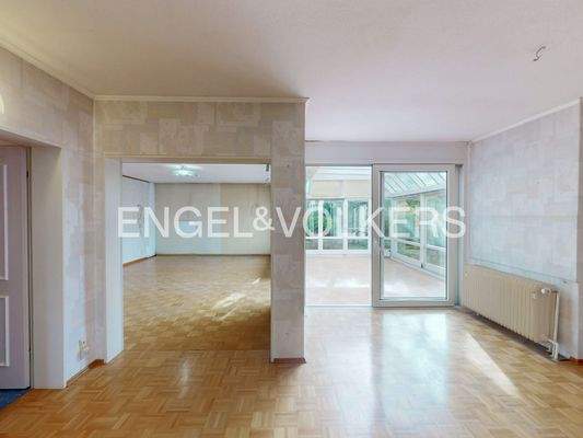 Essdiele, Wohnzimmer, Wintergarten