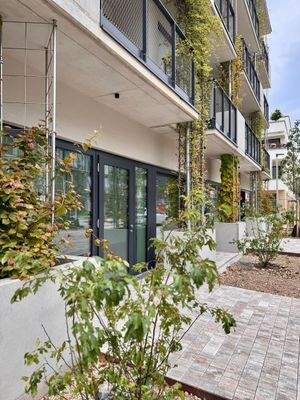 Moderne Wohnanlage Außenansicht